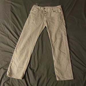 Levi’s Men’s 501 fit White Jeans 31x30